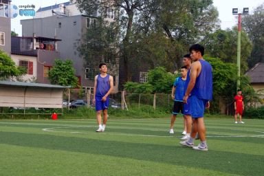 Ảnh đẹp giao hữu ICC Nam Định vs FC Khóa Việt Ý