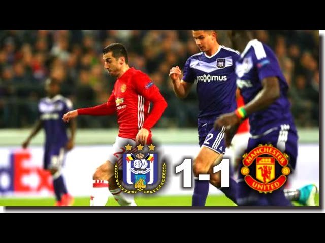 Anderlecht vs Manchester United 1-1 Europa League (13/4/2017) Goals and Highlights HD 720